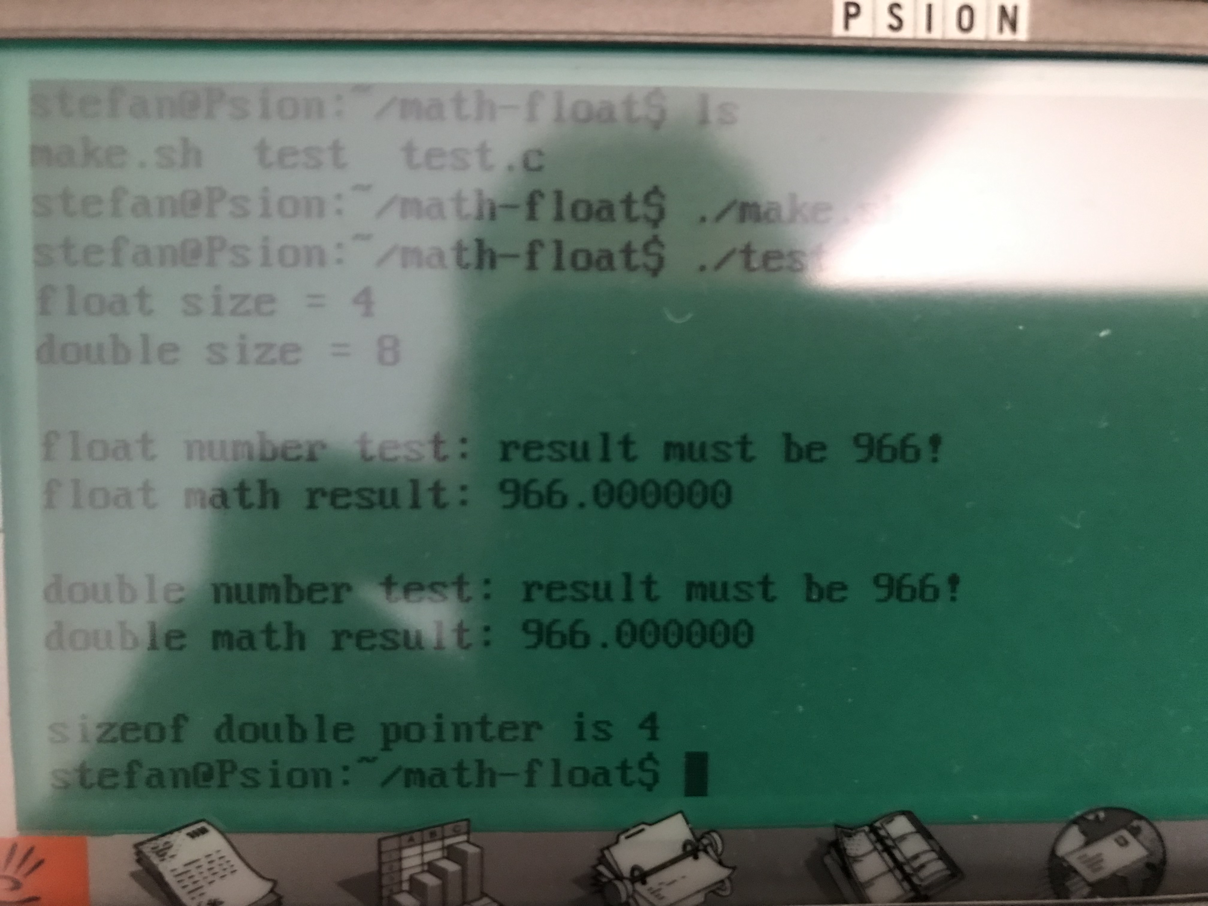 Psion test numbers